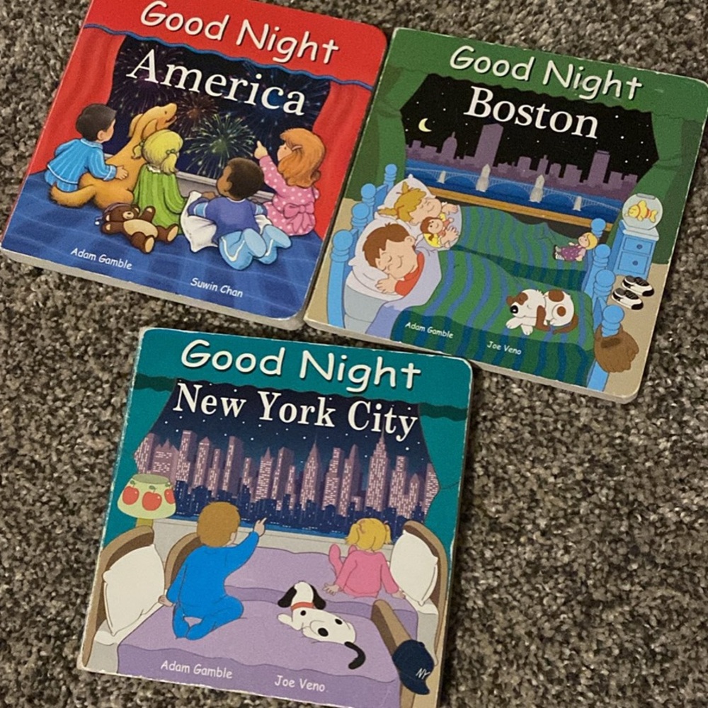 Good Night series Children's board books - set of 3